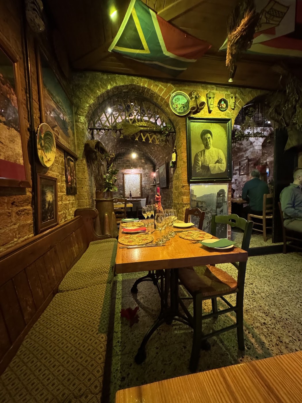 Delrio's Restaurant inside the restaurant