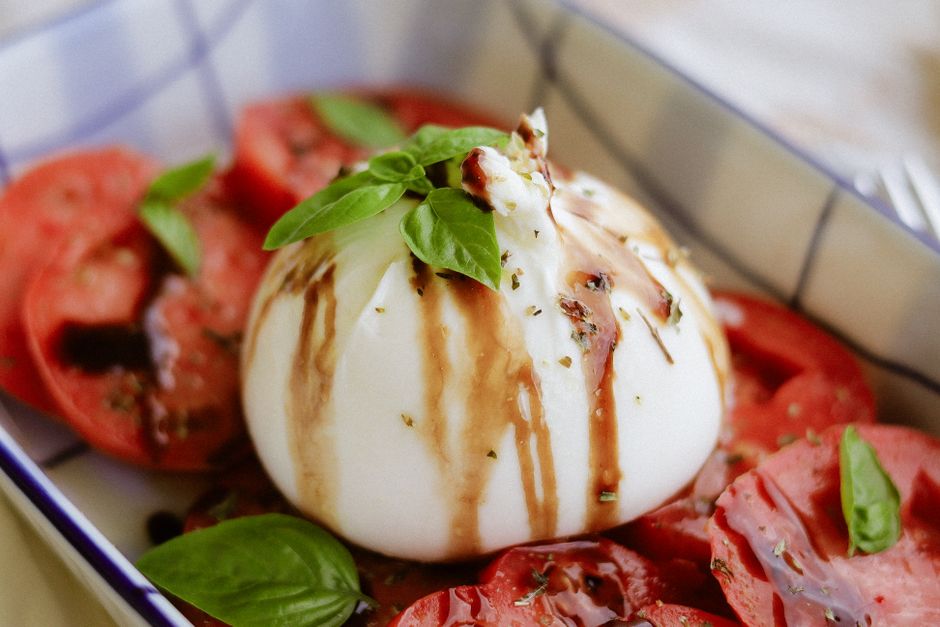 Fresh Burrata & Heritage Tomatoes